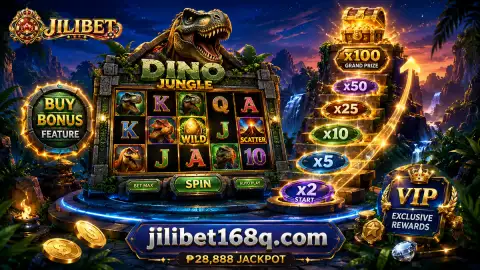 JILIBET slot mobile continuation scene held in one hand with a crimson-and-gold route forward